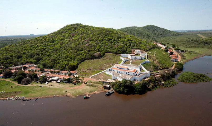 Fortificação está localizada no meio do Pantanal: história e belezas naturais. Foto: Divulgação