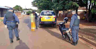 Agentes perseguiram condutor em Dourados (Foto: Divulgação)