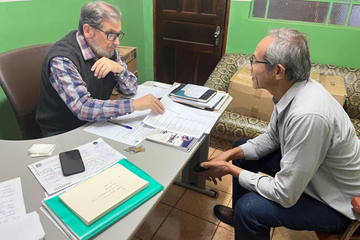 Vereador Elias Ishy se reuniu com o diretor do Hospital Indígena, Carlos Mas (Foto: João Pires/CMD)