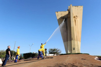 Monumento ao Colono receberá cores de Dourados e iluminação especial