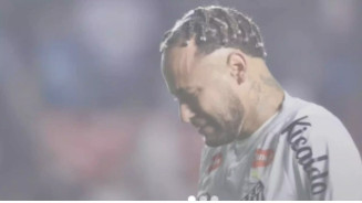Neymar chora após goleada histórica do Vasco sobre o Santos por 6 a 0