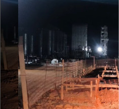 Local de acidente ocorreu em empresa em construção - Foto: Sidnei Bronka/Reprodução
