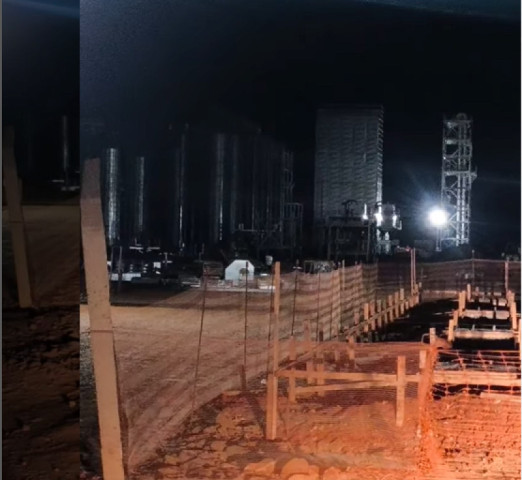Local de acidente ocorreu em empresa em construção - Foto: Sidnei Bronka/Reprodução