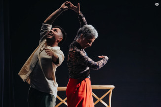 Os bailarinos Renata Leoni e Marcos Mattos apresentam o espetáculo ´Desenho do Tempo - Foto: Divulgação/Assessoria
