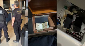 PF cumpre mandado contra organização criminosa voltada para o tráfico de drogas e lavagem de dinheiro. — Foto: Polícia Federal