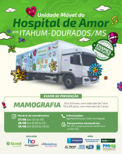 Unidade Móvel do Hospital de Amor realiza exames de mamografia em Itahum