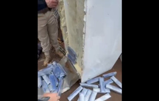 PRF descobre 200 kg de maconha escondidos em geladeira, freezer e secadora na BR-163