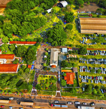Santuário do distrito de São Pedro durante programação de romaria à Nossa Senhora - Foto: Paulo Takarada/Reprodução
