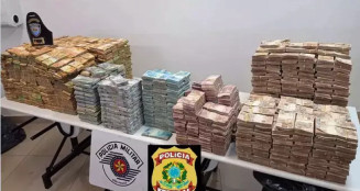 Caminhão que seguia para Ponta Porã escondia R$ 7,2 milhões (Foto: Divulgação)