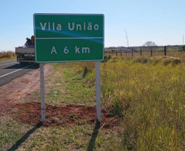 Com agilidade, AgeSul instala placas e garante acesso seguro a Vila União