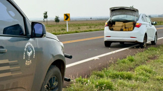 DOF recaptura foragido com mais de 650 quilos de drogas em carro roubado