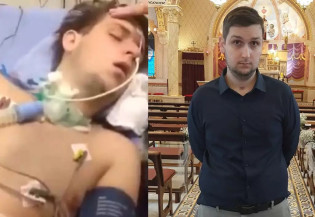 Jovem sofreu mal súbito e ficou mais de um mês internado; hoje está recuperado graças a orações. (Foto: Arquivo Pessoal)