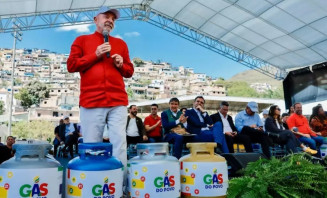 Presidente Luis Inácio Lula da Silva durante lançamento de programa (Foto: Reprodução/Redes Sociais)