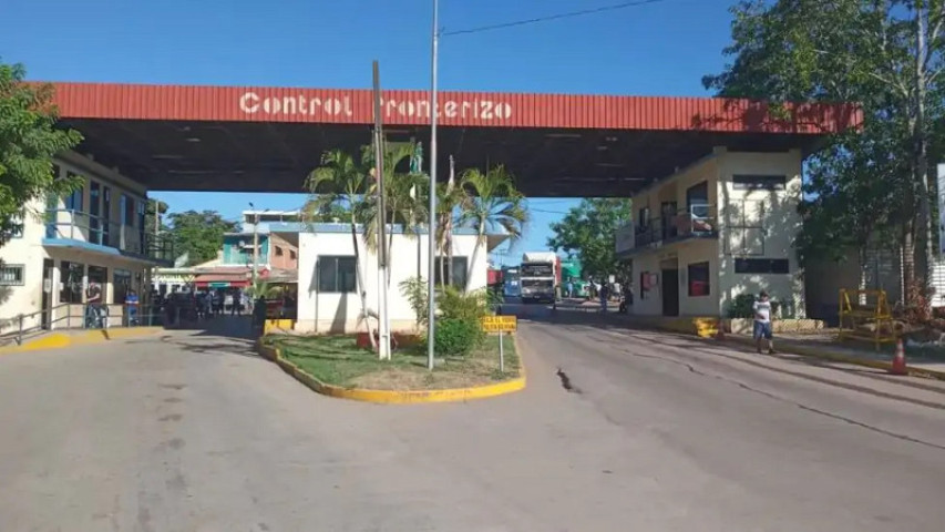Fronteira entre Brasil e Bolívia, em Mato Grosso do Sul