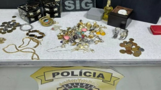 Ladrão é preso 24h após sair da cadeia por furtar R$ 65 mil em joias, relógios e perfumes em Naviraí