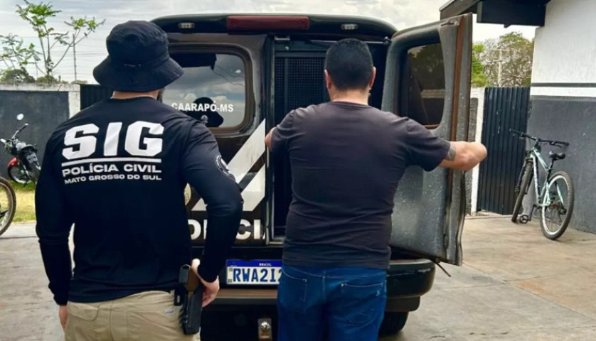 Homem foi preso pela polícia