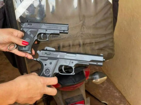 Acusado usava armas de brinquedo para intimidar vítimas - Foto: PCMS