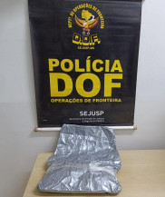 Mulher é presa com 1,7 kg de cocaína pelo DOF durante fiscalização