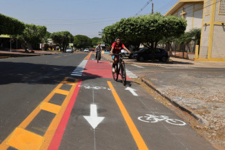 Prefeitura revitaliza ciclofaixas, investe em mobilidade urbana e a qualidade de vida da população- Fotos: A. Frota