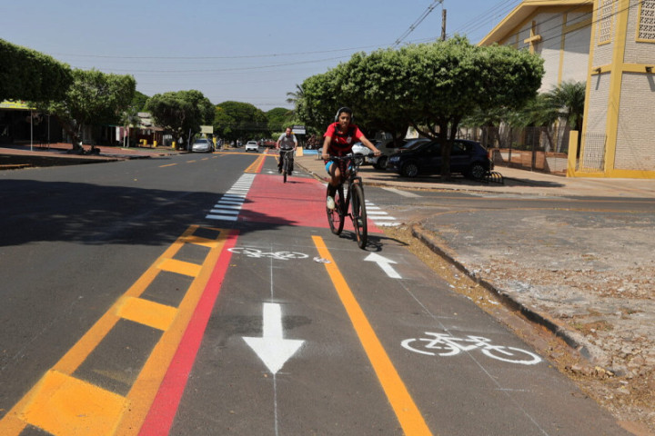 Prefeitura revitaliza ciclofaixas, investe em mobilidade urbana e a qualidade de vida da população- Fotos: A. Frota