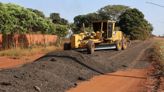 Cascalhamento atende 100% do perímetro urbano do distrito de Vila Formosa – Foto: A. Frota