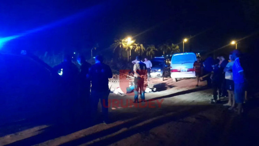 Crime aconteceu nesta sexta-feira, em uma estrada rural. (Foto: Reprodução, FM Urendey)