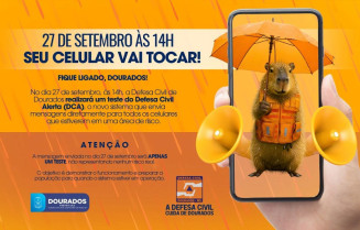 Para celulares com sinal 4G ou 5G, o alerta chegará automaticamente no aparelho. Divulgação/Assecom