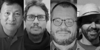Da esquerda para a direita: Kongjian Yu, Luiz Fernando Feres da Cunha Ferraz, Rubens Crispim Junior e Marcelo Pereira Barros (Foto: Reprodução)