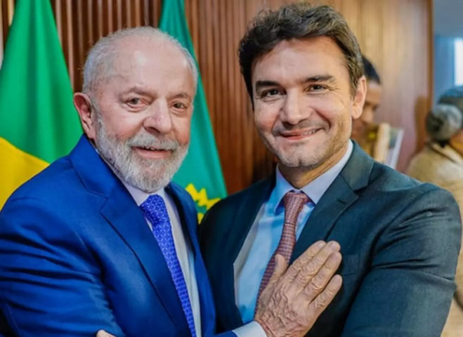Presidente da República, Luiz Inácio Lula da Silva, e o ministro do Turismo, Celso Sabino. (Foto: Ricardo Stuckert/PR)