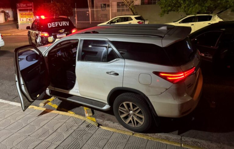 Veículo recuperado durante operação – Foto: divulgação/Polícia Civil