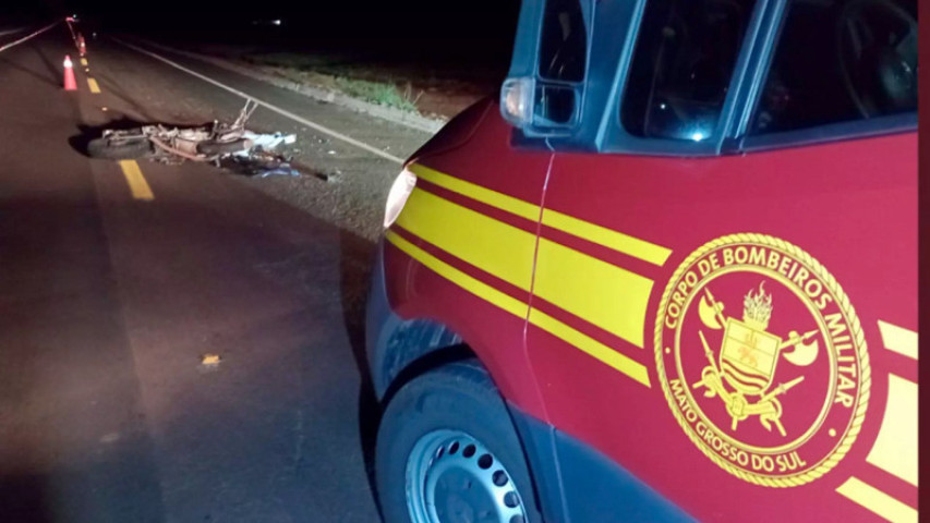 Moto foi encontrada caída na rodovia - Foto: jovem Sul News