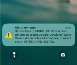 Defesa Civil explica atraso em teste de alertas; problema ocorreu em Goiás, não em MS