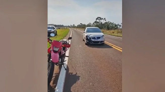 Motociclista morre após ser atingido por carro na BR-060
