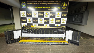 DOF apreende R$ 1,3 milhão em celulares contrabandeados em Dourados