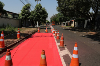 Dourados tem 33 quilômetros de ciclovias e ciclofaixas e prefeitura intensifica fiscalização