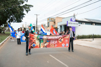 UCP-PJC participa de desfile em Ponta Porã e celebra integração entre Brasil e Paraguai