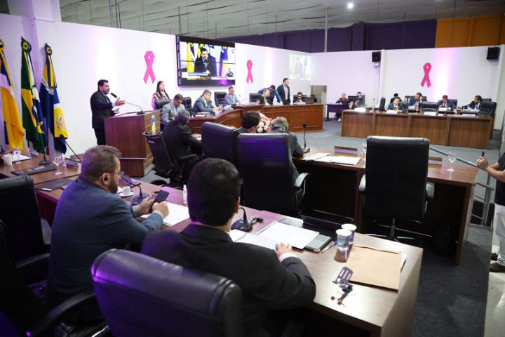 Durante a 36ª sessão ordinária, vereadores de Dourados aprovaram os cinco projetos de lei presentes na pauta de votação - Foto: Franciele Grott