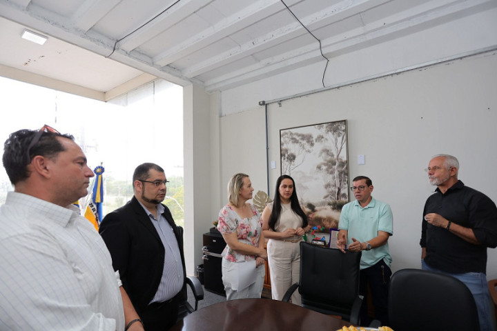 Secretária municipal de Fazenda, Suelen Nunes Venâncio, entregou peça orçamentária para 2026 aos vereadores de Dourados – Foto: A. Frota