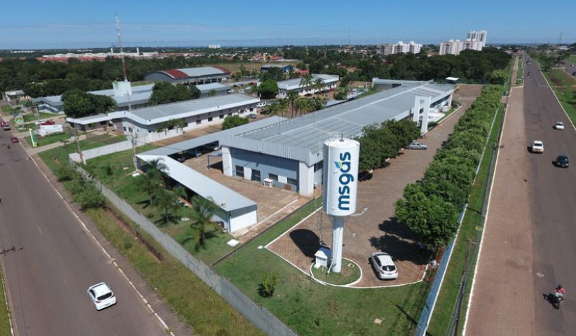 Sede da MSGás, em Campo Grande (Reprodução)