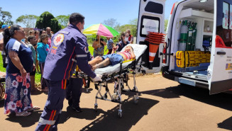 Guilherme foi encaminhado em estado grave ao hospital - Foto: Sidnei Bronka/Ligado na Notícia