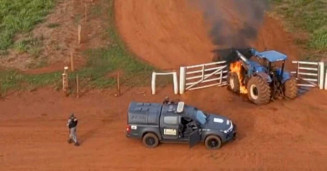 Atque contra fazenda ocorreu no sábado e tensão continua no local - Foto: PMMS