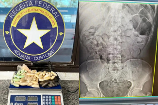 Cápsulas de drogas apreendidas durante a operação. (Foto: Divulgação/Receita Federal)