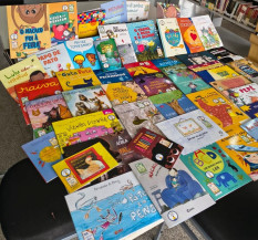 Livros doados pelo Ministério da Educação ampliam o acervo da Biblioteca de Dourados. Foto: Divulgação/Assecom