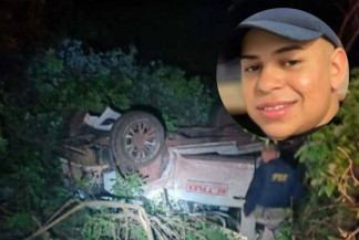 Jovem de 21 anos que morre em acidente na BR-262 é identificado - Divulgação PRF / Reprodução Redes Sociais