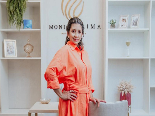 A empresária Monique Lima é fundadora da Monique Lima Butique de Doces