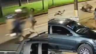 Adolescente que atropelou jovem enquanto empinava moto se entrega à polícia