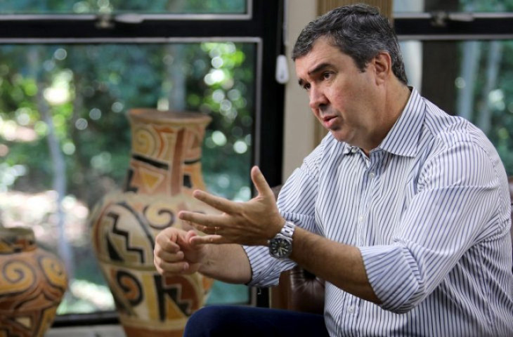 O governador Eduardo Riedel afirmou que o Estado possui condições fiscais favoráveis para contrair o novo empréstimo - Foto: Saul Schramm