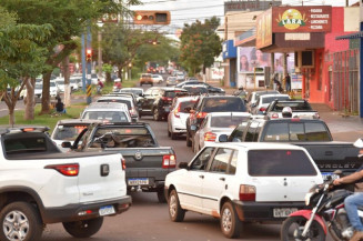Trânsito e Dourados, segunda maior cidade de MS - Foto: Arquivo