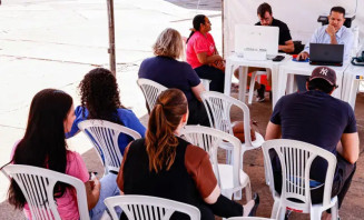 ASN Mato Grosso do Sul - Agência Sebrae de Notícias Mutirão ”Fique em Dia, MEI!” reuniu diversos microempreendedores em busca de atendimento no primeiro dia de ação