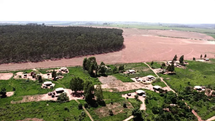 Casa da aldeia Pyelito Kue, TI Iguatemipegua I (Foto: Ruy Sposati/Cimi)